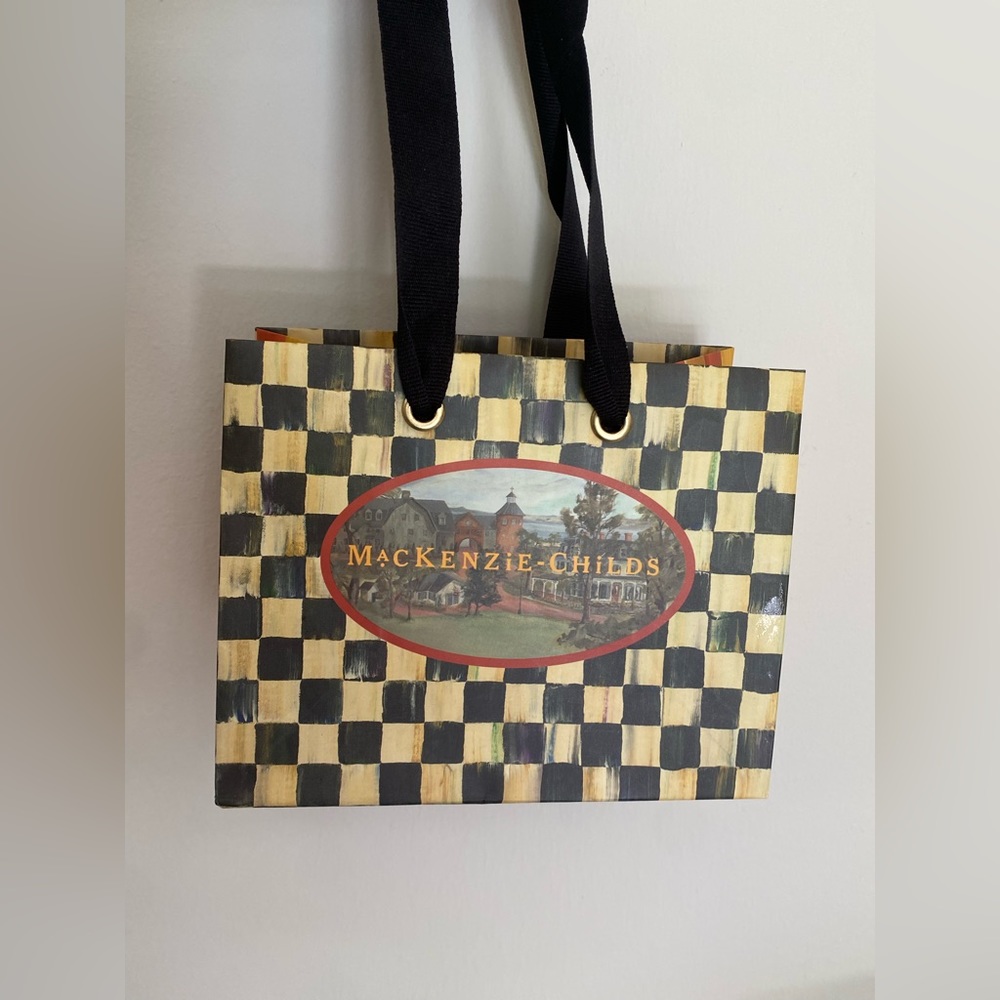 Small Mackenzie-Childs shopping/gift bag